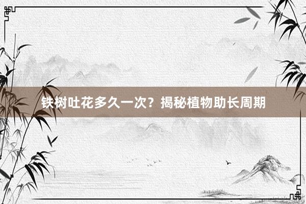铁树吐花多久一次？揭秘植物助长周期